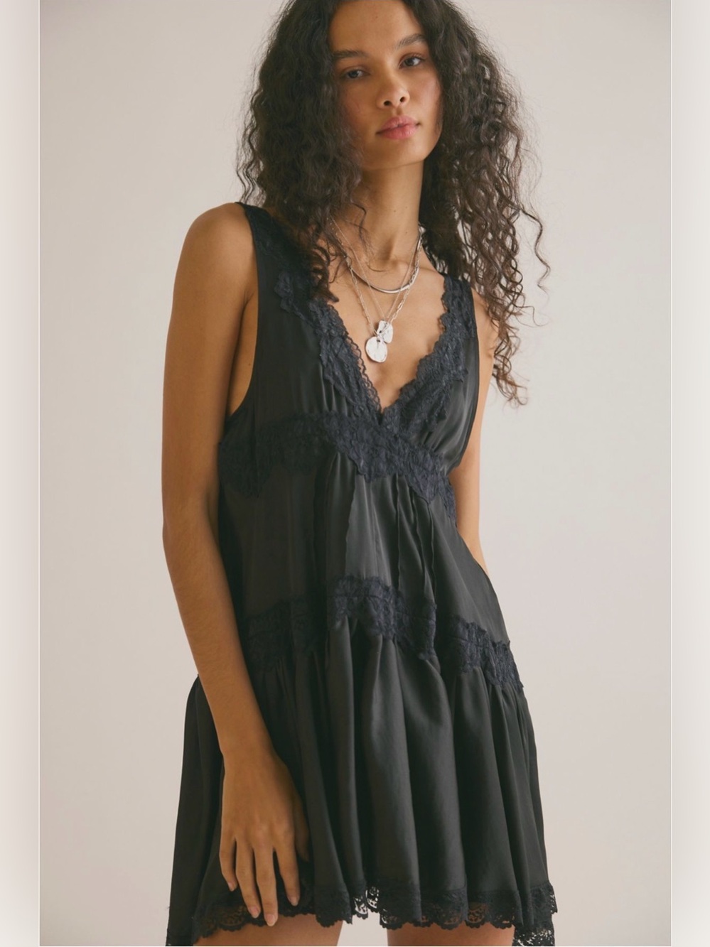 Free People, Mini slip dress
